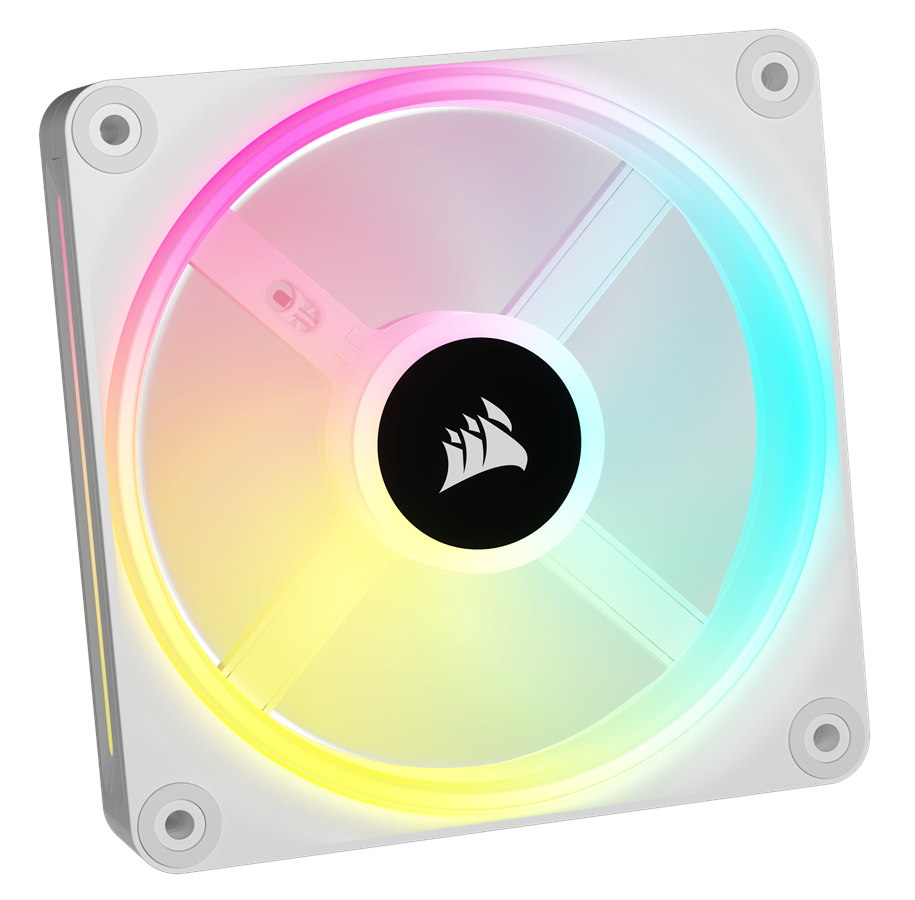 Ventilator Corsair iCUE LINK QX120 RGB Magnetic Dome, Expansion Kit, 120 mm, alb 4 Ventilator Corsair iCUE LINK QX120 RGB Magnetic Dome, Expansion Kit, 120 mm, alb - imagine 4