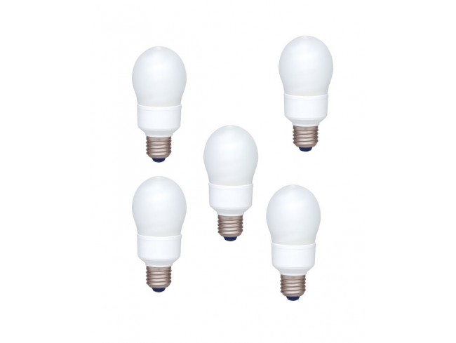 Set 5 becuri economice Panasonic EFA13E672V-5, putere lampa 13W, echivalent pentru incandescenta 55W