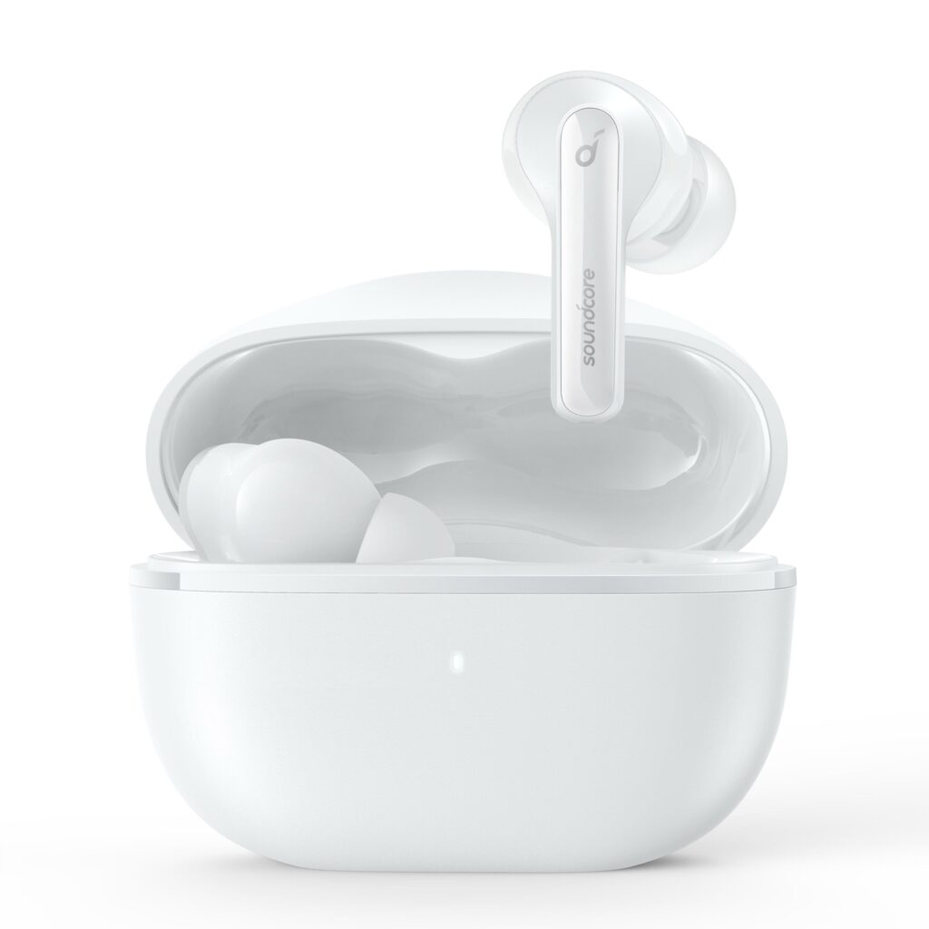 Casti wireless Anker Soundcore Life Note 3i, Active Noise Cancelling, Alb