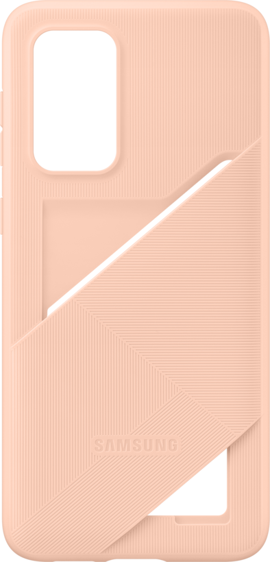 Husa de protectie Samsung Card Slot Cover pentru Galaxy A33 5G, Peach