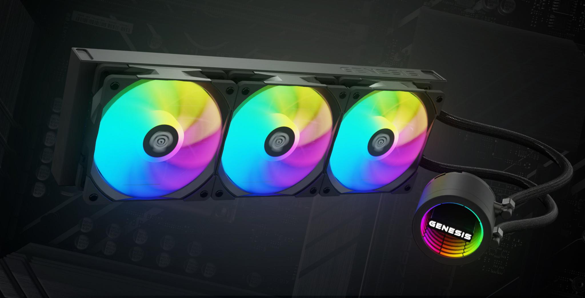 Cooler procesor GENESIS HYDRIA 360 ARGB BLACK 1 Cooler procesor GENESIS HYDRIA 360 ARGB BLACK