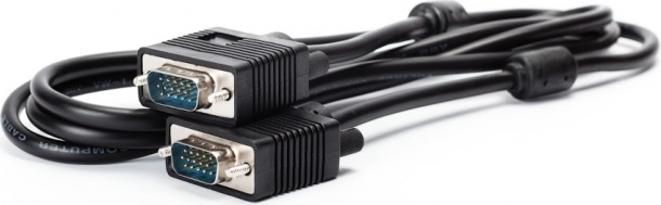 Cablu VGA Spacer, 1.8m, (T/T), dubluecranat, negru, "SPCVGA6" 3 Cablu VGA Spacer, 1.8m, (T/T), dubluecranat, negru, "SPCVGA6" - imagine 3