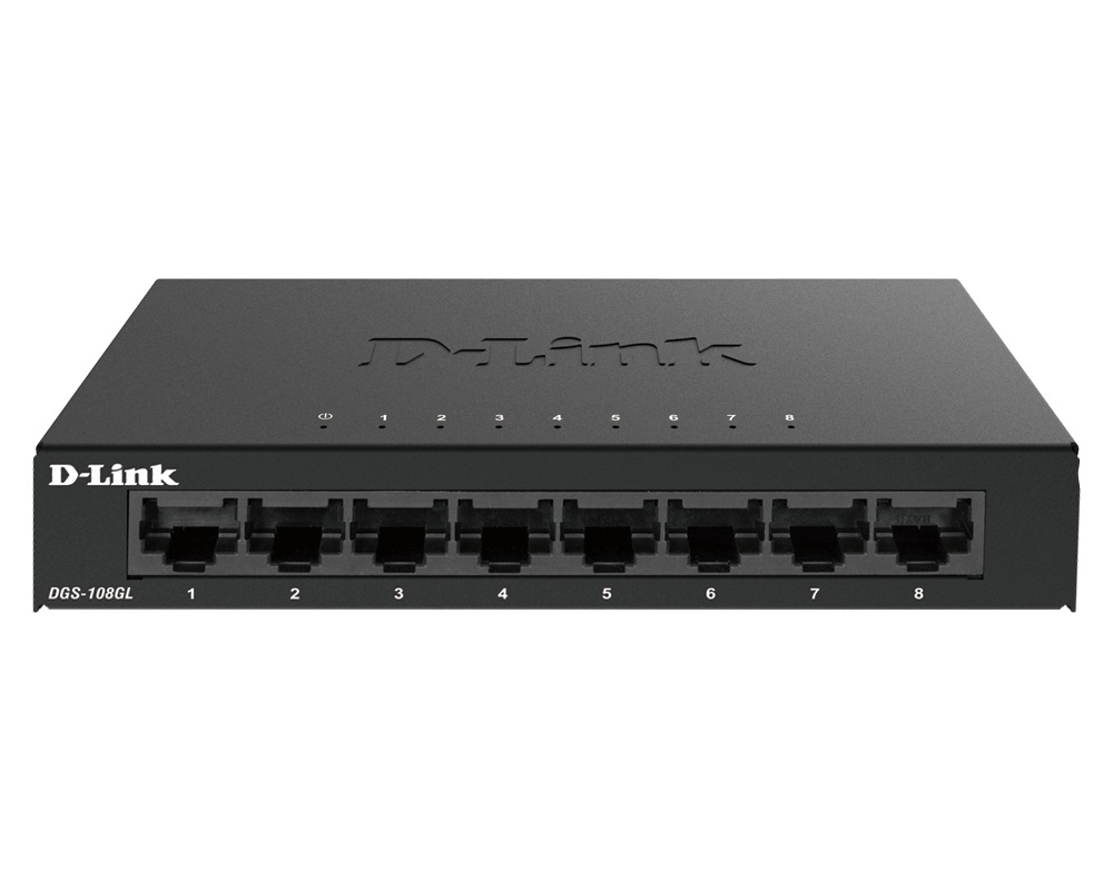 Switch D-Link DGS-108GL, 8-Port Gigabit