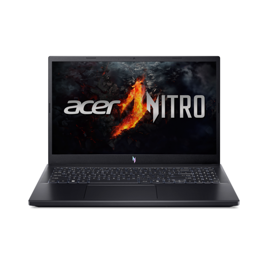 Laptop Acer Gaming 15.6″ Nitro V 15 ANV15-41, FHD IPS 120Hz, Procesor AMD Ryzen™ 5 7535HS (16M Cache, up to 4.55 GHz), 16GB DDR5, 512GB SSD, GeForce RTX 4050 6GB, No OS, Obsidian Black