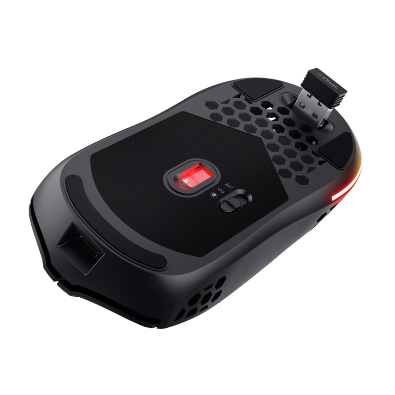 Mouse Gaming Wireless Trust GXT929 HELOX, 800-4800 DPI, Negru 4 Mouse Gaming Wireless Trust GXT929 HELOX, 800-4800 DPI, Negru - imagine 4