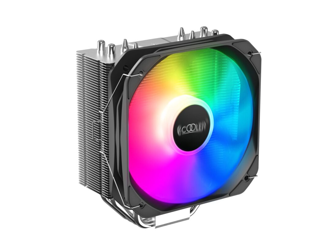 Cooler procesor Pccooler PALADIN400ARGB, racire cu aer, ventilator 130.6 mm x 1, 1600 rpm