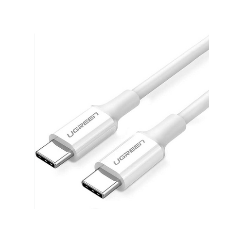 Cablu alimentare si date Ugreen, US300, Fast Charging Data Cable pt. smartphone,USB Type-C la Type-C, ABS, 5A, 2m, alb
