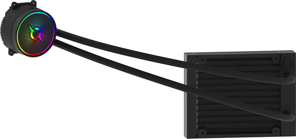 Cooler Procesor AQIRYS Aquarius 120 AiO Black, compatibil AMD/Intel 4 Cooler Procesor AQIRYS Aquarius 120 AiO Black, compatibil AMD/Intel - imagine 4