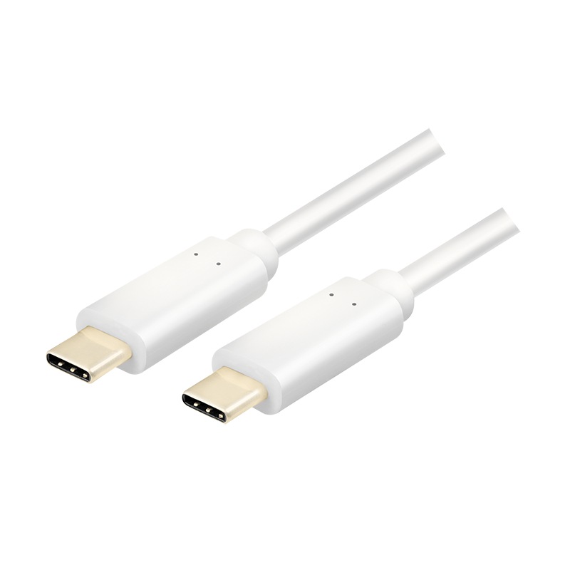 Cablu de date Logilink, CU0131, USB 3.2, USB Type-C (T) la USB Type-C (T), 1m, Alb