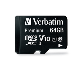 Card de memorie Verbatim MicroSDXC PRO, 64GB, Class 10 + Adaptor