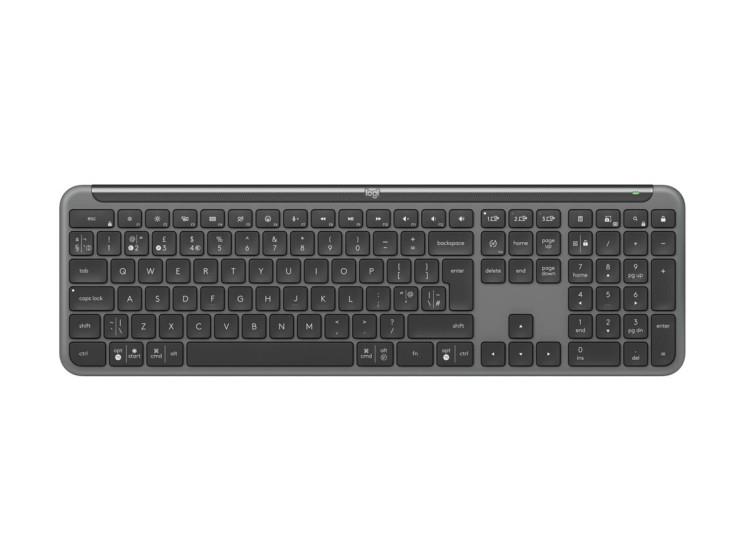 Tastatura wireless Logitech Signature Slim K950, 2.4GHz&Bluetooh, Negru