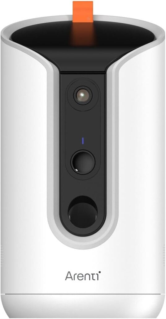 Camera de supraveghere Arenti Petcam, WiFi 5G, 3MP, 2K, vizibilitate nocturna 10m, negru, 134x134x240mm