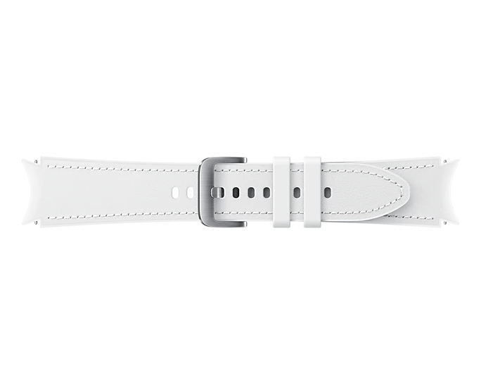 Curea smartwatch Samsung Hybrid Leather Band pentru Galaxy Watch4 Classic, 20mm M/L, White 3 Curea smartwatch Samsung Hybrid Leather Band pentru Galaxy Watch4 Classic, 20mm M/L, White - imagine 3