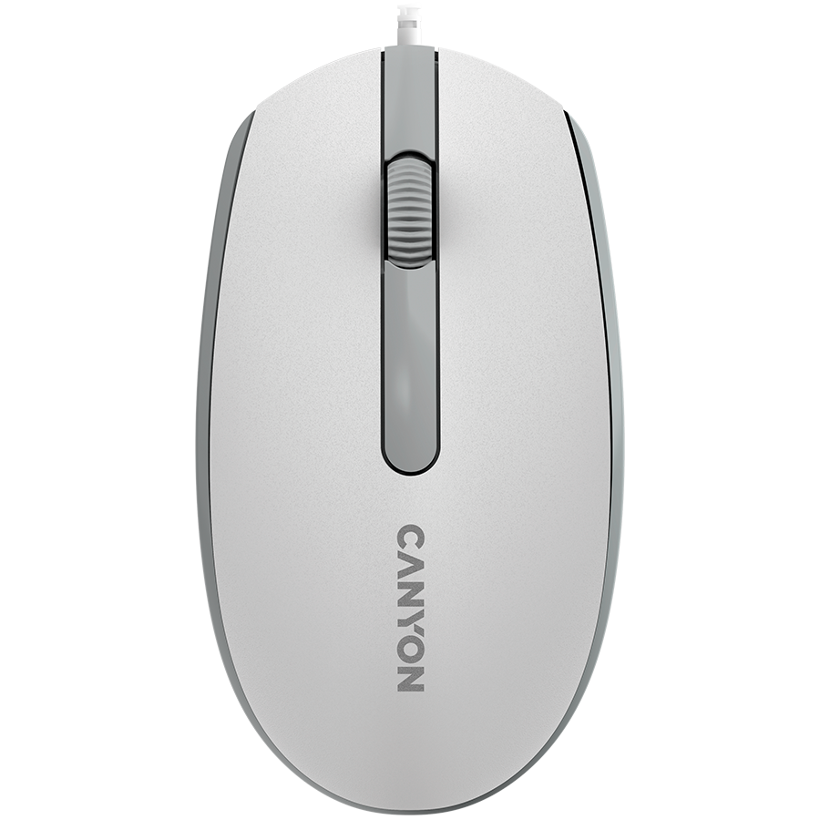 Mouse, Canyon, M-10, USB, Alb/Gri