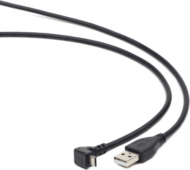 Cablu alimentare si date Gembird, USB 2.0 (T) la Micro-USB 2.0 (T), 1.8m, Negru, CCP-mUSB2-AMBM90-6