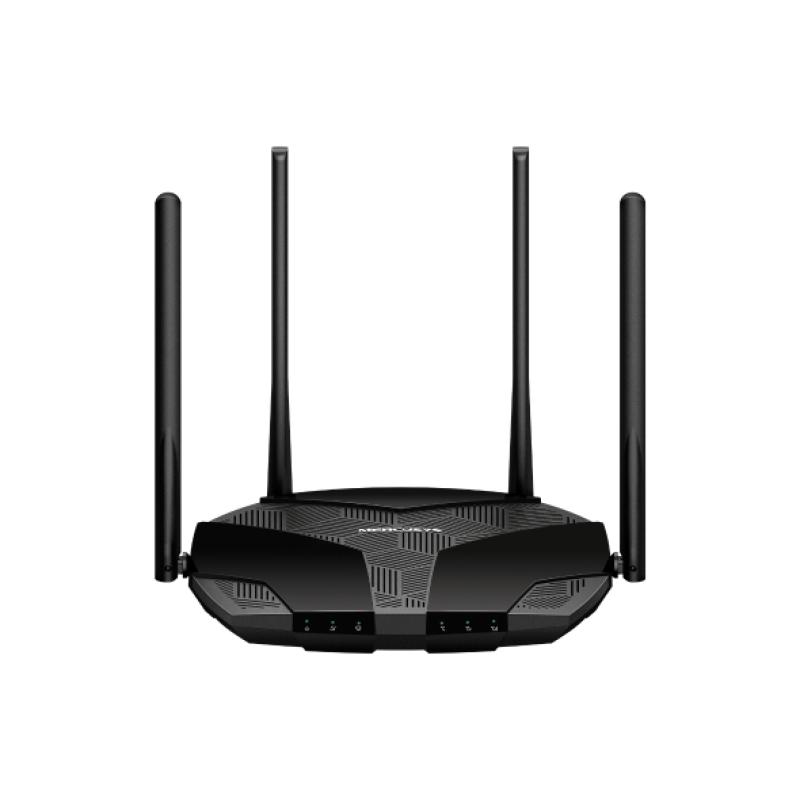 Router Mercusys MB235-4G, RJ45, Wi-Fi 4, negru, 12V