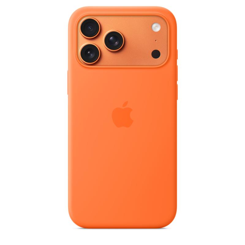 Husa de protectie Apple Silicone Case cu MagSafe pentru iPhone 17 Pro Max, Orange