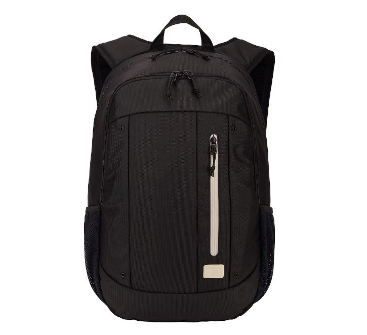 Rucsac Case Logic Jaunt,pentru notebook de max. 15.6″, 2 compartimente, buzunar frontal, buzunar lateral x 2, waterproof, volum 23 litri, poliester reciclat, negru