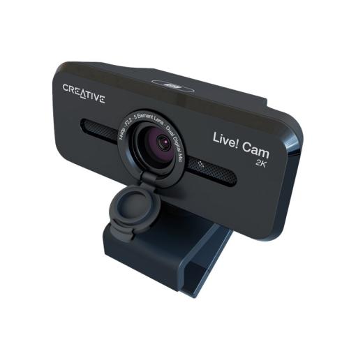 Camera web CREATIVE LIVE! CAM SYNC V3 2K QHD, Zoom Digital 4X, filmare la 95°, 2 microfoane