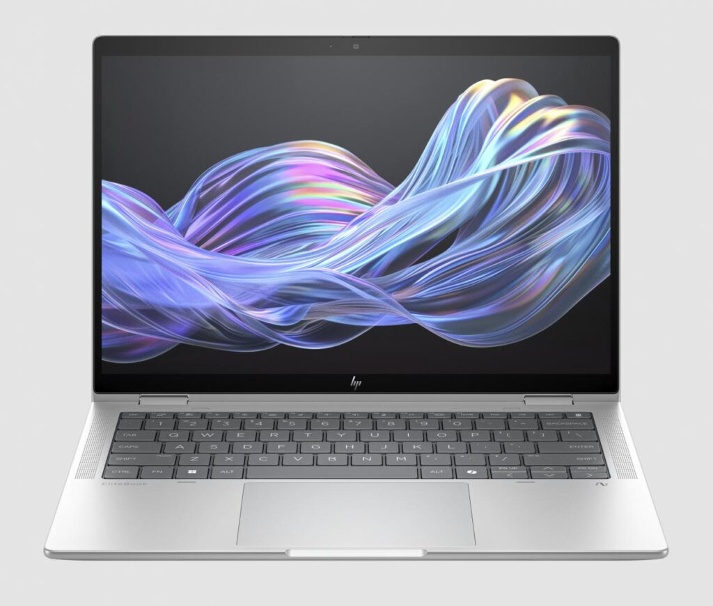 Laptop HP EliteBook x360 Flip G1i B9ZQ5ET, 14 inch 1920 x 1200 Touchscreen, Intel 258V 8 C / 8 T, 2.2 GHz – 4.8 GHz, 12 MB cache, 12 W, 32 GB LPDDR5X, 1 TB SSD, Intel Arc Graphics, Windows 11 Pro