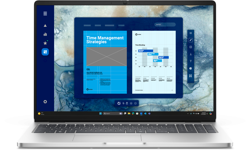 Laptop DELL Pro 16 PC16250 cu procesor Intel®Core™ Ultra 5 235U pana la 4.9 GHz, 16″ Full HD, 16GB DDR5 RAM, 512GB SSD, Intel Graphics, Windows 11Pro, Platinum Silver