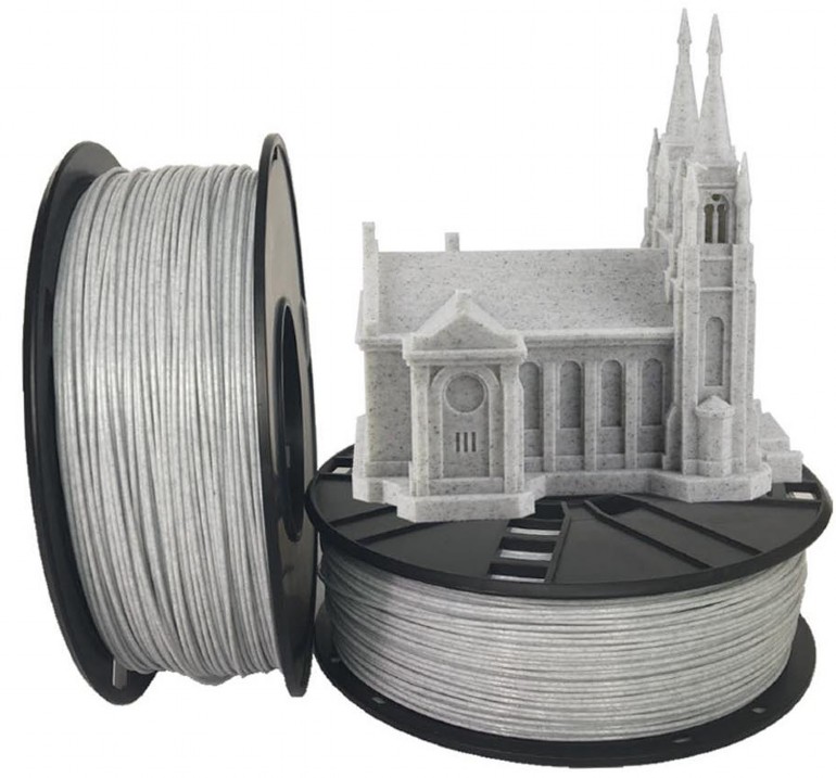 FILAMENT GEMBIRD pt. imprimanta 3d, PLA, 1.75mm diamentru, 1Kg / bobina, aprox. 330m, topire 190-220 grC, marbler, „3DP-