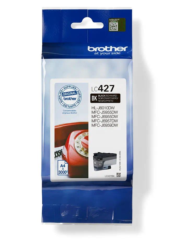 Cartus cerneala Brother LC427BK, Negru