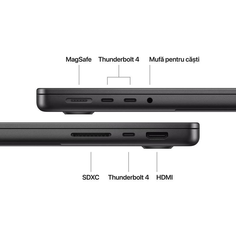 Laptop Apple MacBook Pro 14.2", procesor Apple M5, 24GB, 512GB, Space Black 3 Laptop Apple MacBook Pro 14.2", procesor Apple M5, 24GB, 512GB, Space Black - imagine 3