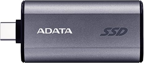 SSD extern ADATA SC750, USB Type-C, 500 GB, scriere 1050 MB/s / citire1000 MB/s, metalic, SC750-500G-CCBK