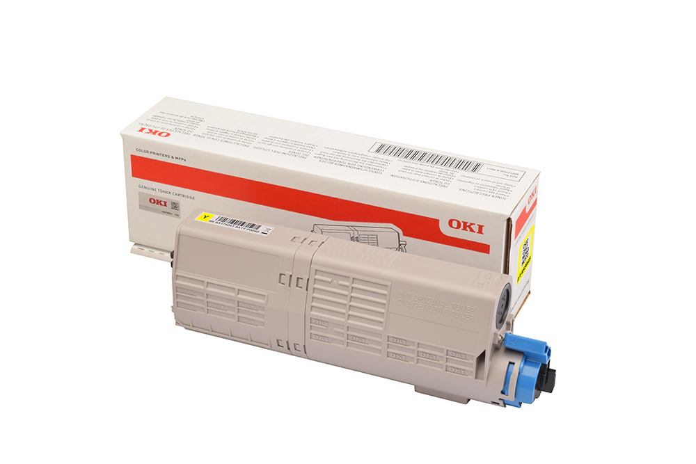 Cartus toner, OKI, Original, Pentru C532 – C542 – MC573, Galben, 6.00