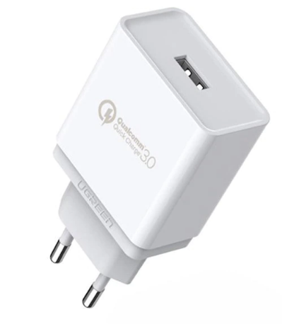 Incarcator retea Ugreen, CD122 Quick Charge 18W, 1 x USB 5V/3A, alb 2 Incarcator retea Ugreen, CD122 Quick Charge 18W, 1 x USB 5V/3A, alb - imagine 2