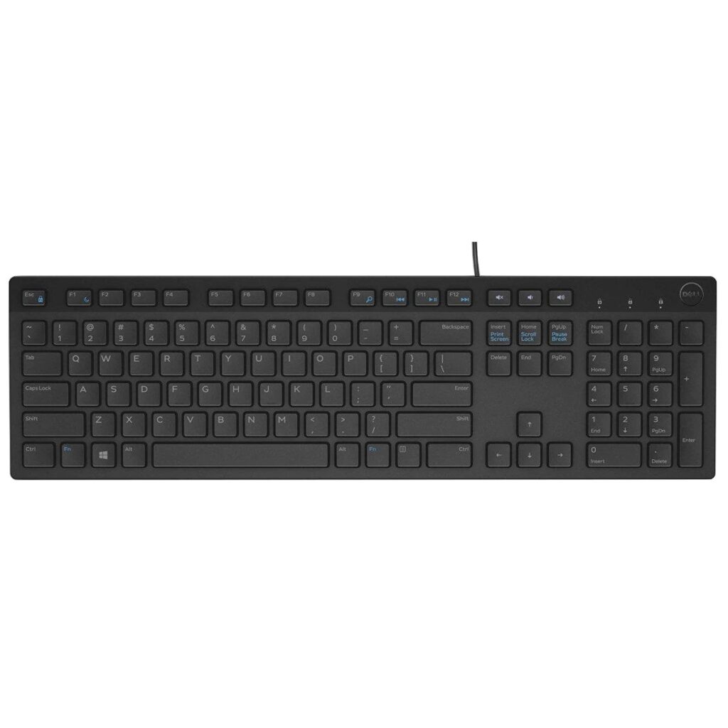 Tastatura cu fir KB216, Dell, USB, Negru