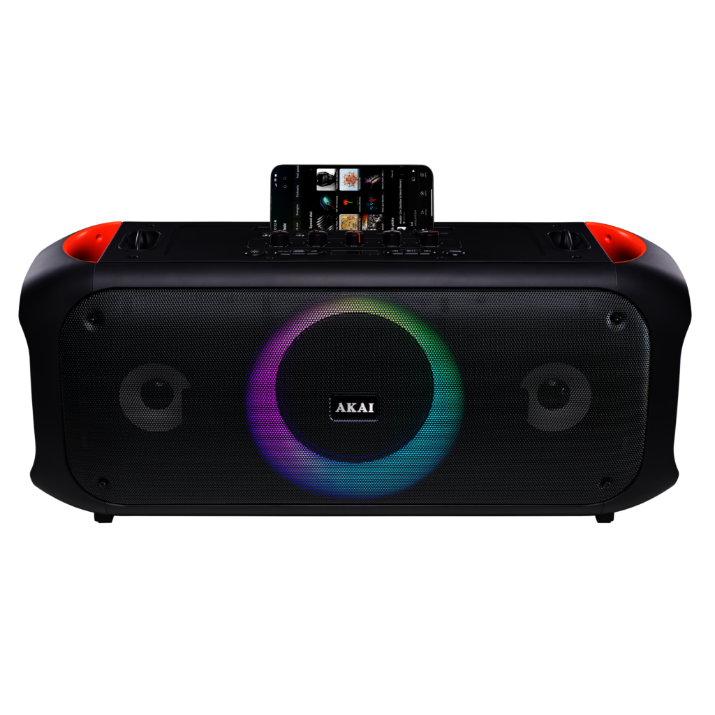 Boxa portabila AKAI ABTS-150, 80W, Bluetooth, USB, Radio FM, Negru