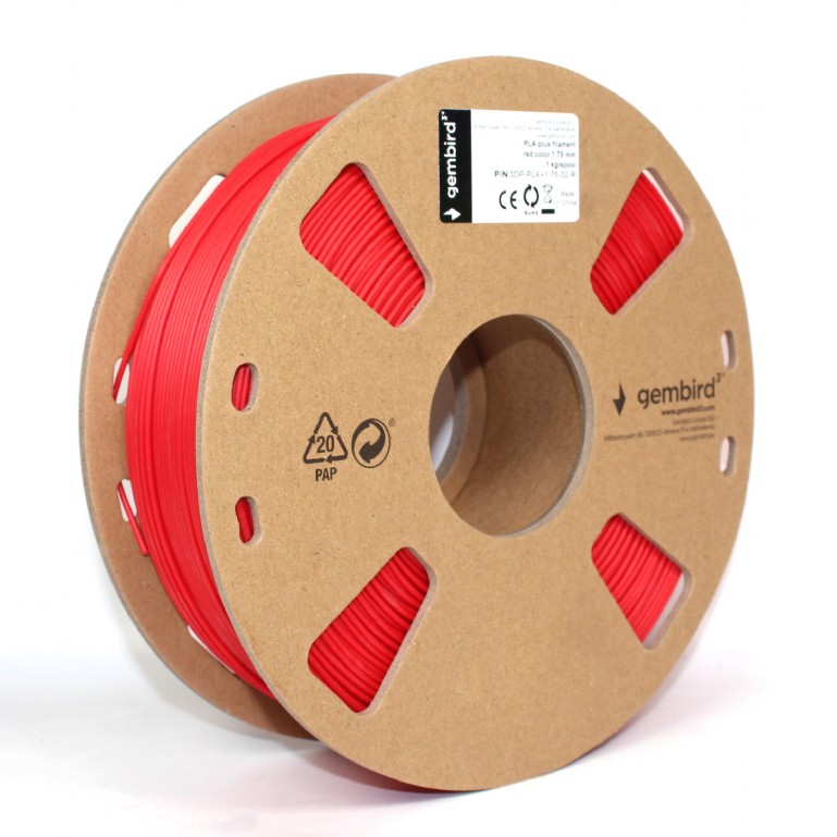 Filament PLA-PLUS, rosu, 1.75 mm, 1kg/spool 2 Filament PLA-PLUS, rosu, 1.75 mm, 1kg/spool - imagine 2