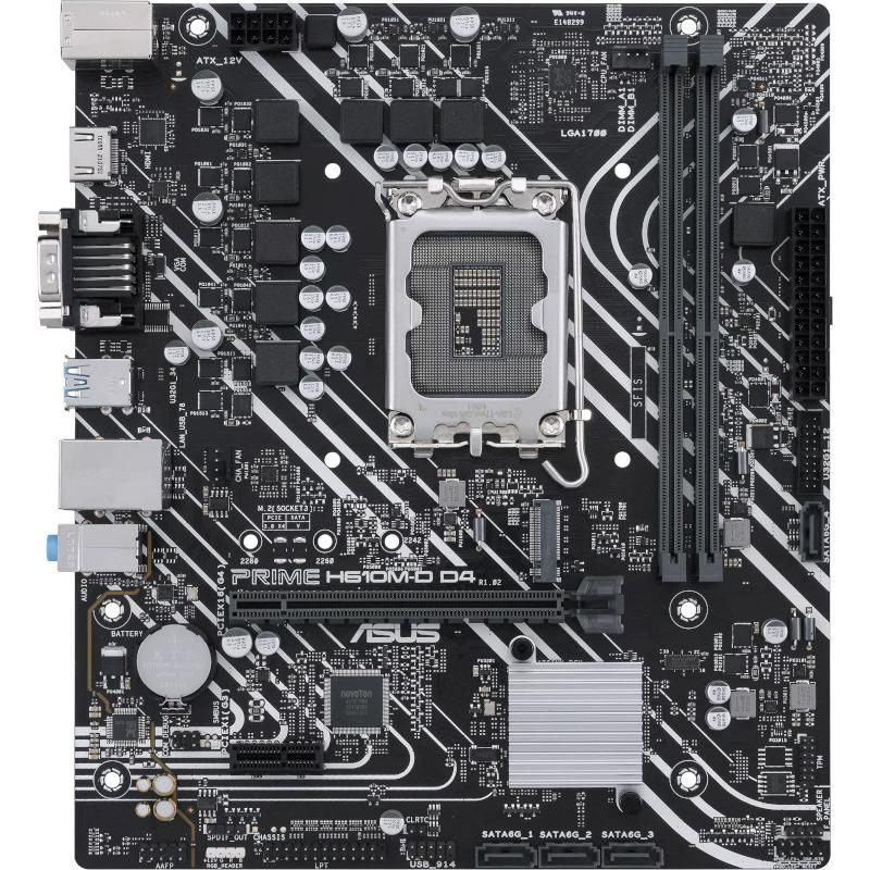 Placa de baza ASUS PRIME H610M-D D4, Socket 1700 3 Placa de baza ASUS PRIME H610M-D D4, Socket 1700 - imagine 3
