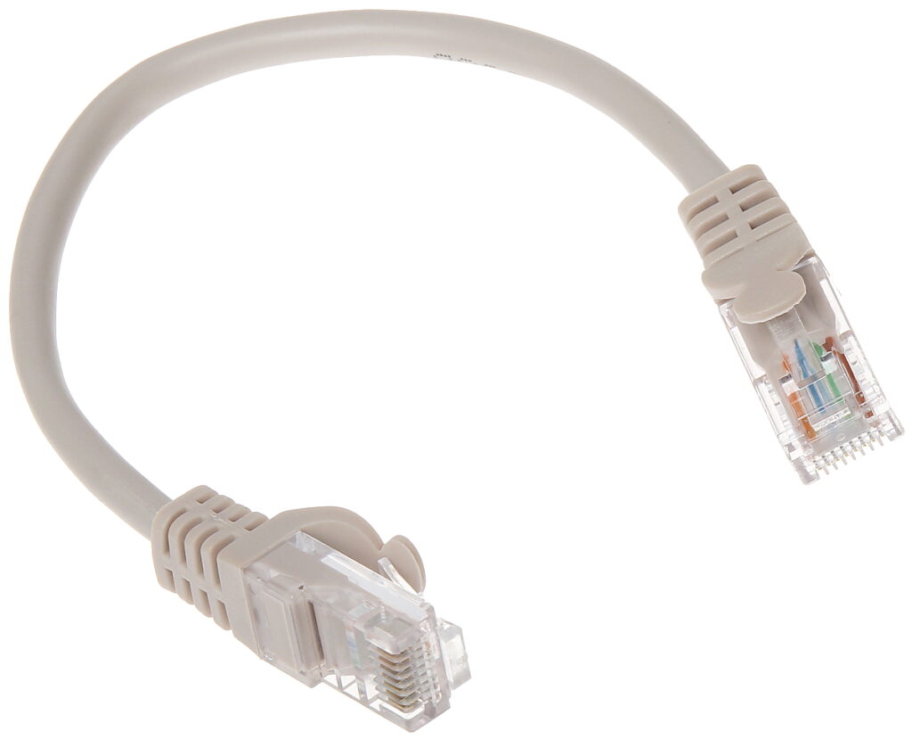 Cablu Patch cord UTP SPACER Cat6, cupru-aluminiu, 0.25 m, alb