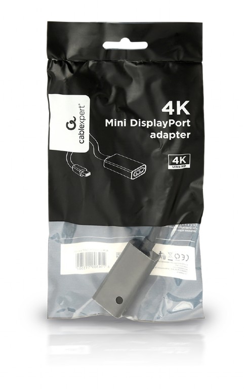 adaptor video Gembird, Mini-DisplayPort (T) la DisplayPort (M), rezolutie maxima 4K la 30Hz, Negru, A-mDPM-DPF4K-01 2 adaptor video Gembird, Mini-DisplayPort (T) la DisplayPort (M), rezolutie maxima 4K la 30Hz, Negru, A-mDPM-DPF4K-01 - imagine 2