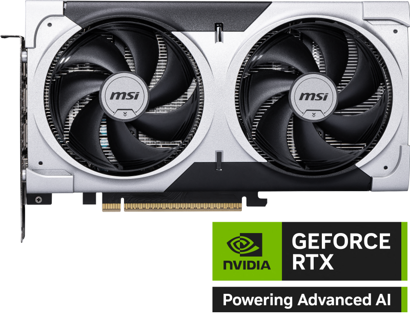 Placa video MSI GeForce RTX™ 5060 Ti 8G VENTUS 2X OC PLUS, 8GB GDDR7, 128-bit