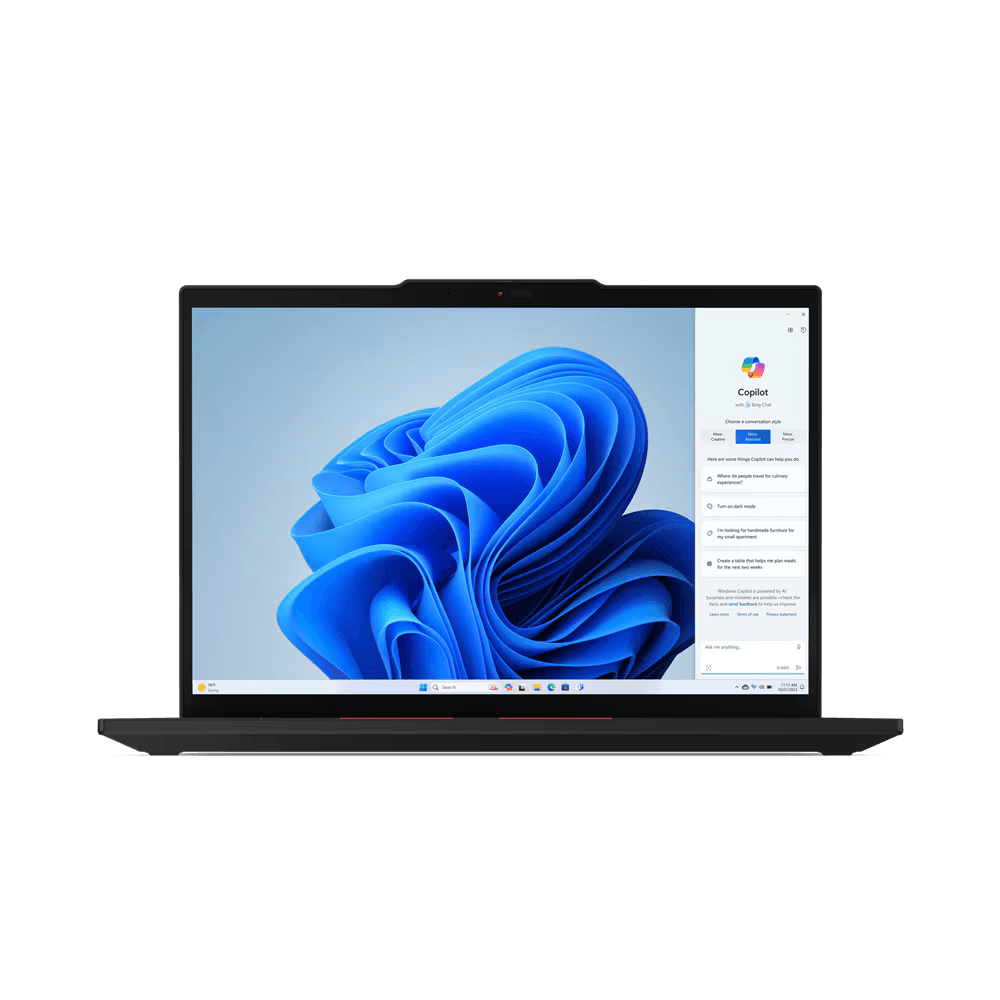 Laptop Lenovo ThinkPad T14 Gen 5 cu procesor Intel® Core™ Ultra 7 155U pana la 4.8GHz, 14″, WUXGA, IPS, 64GB DDR5, 1TB SSD, Intel® Graphics, Windows 11 Pro, Black, 3Y Premier Support