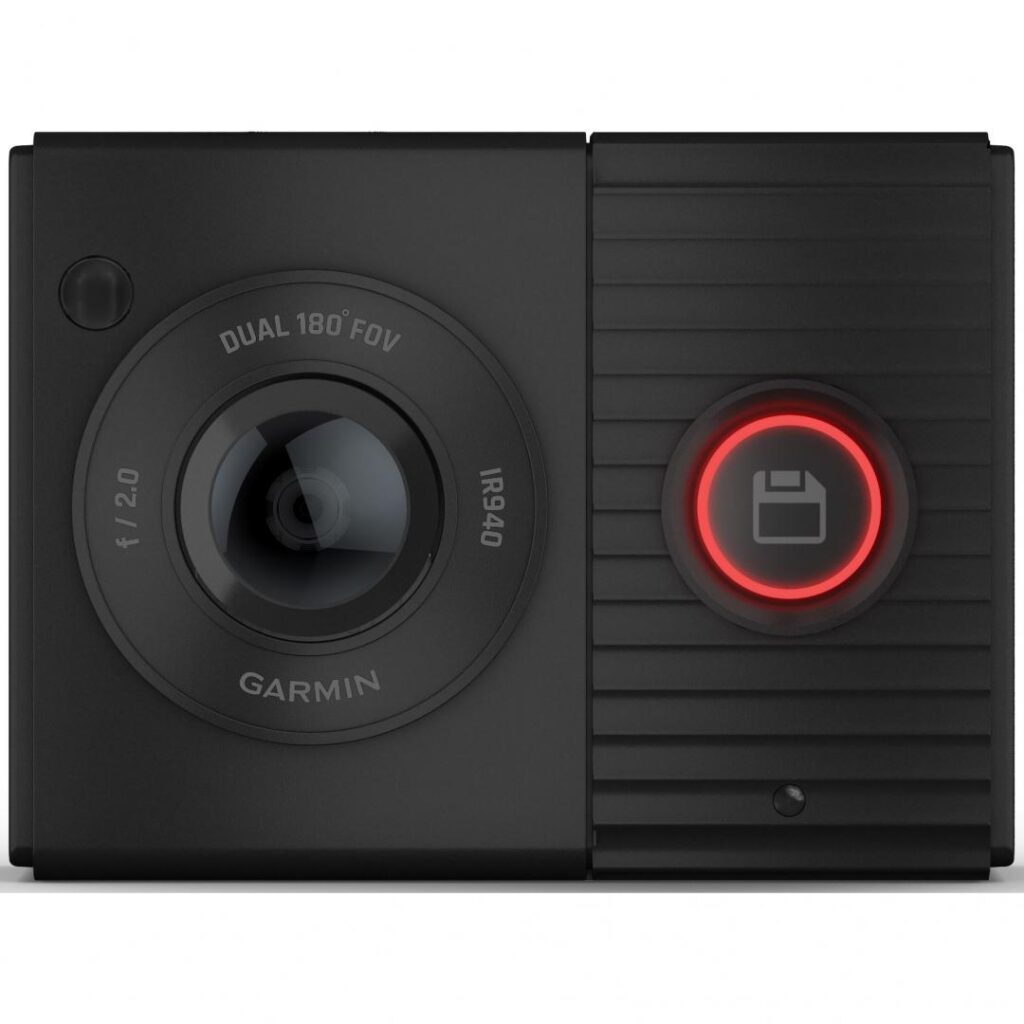 Camera de bord Garmin Dash Cam™ Tandem cu obiectiv dublu cu doua obiective de 180 de grade