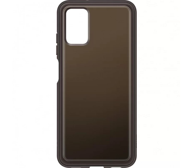 Husa de protectie Samsung Soft Clear Cover pentru Galaxy A03s, Black 3 Husa de protectie Samsung Soft Clear Cover pentru Galaxy A03s, Black - imagine 3