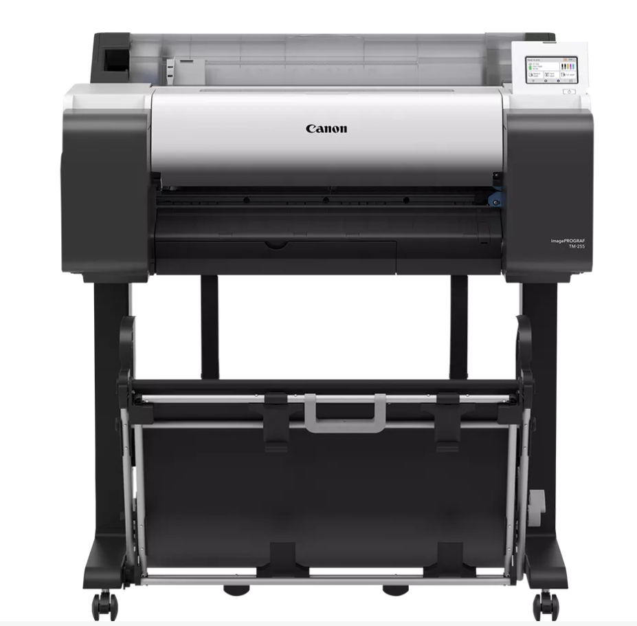 Plotter Canon imagePROGRAF TM-255, A1, Color, 24″, HDD 500 GB, USB, Retea Negru