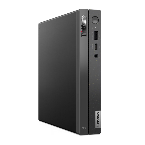 Sistem Desktop PC Lenovo ThinkCentre neo 50q Gen 4 cu procesor Intel® Core™ i5-13420H pana la 4.60 GHz, 16GB DDR4, 512GB SSD, Intel® UHD Graphics, No OS, Black