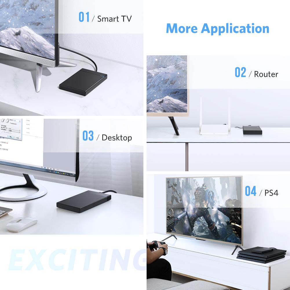 Rack extern HDD 2.5 inch UGREEN US221, USB, SATA, Negru 3 Rack extern HDD 2.5 inch UGREEN US221, USB, SATA, Negru - imagine 3