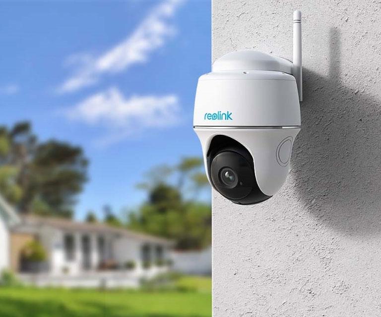 Camera de supraveghere Reolink B430 5MP 360 in aer liber, Pan & Tilt, 2.4-5Ghz pentru utilizare wireless, Detectare persoane-vehicul-animal, Color Night Vision