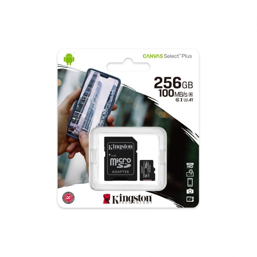 Card de memorie Kingston Canvas Select Plus microSDXC 256GB