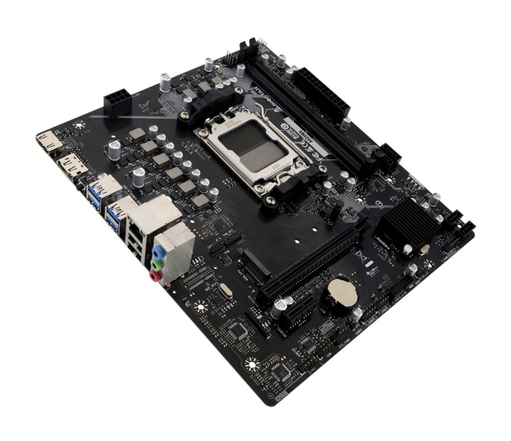 Placa de baza Biostar A620MS, AMD AM5, DDR5, mATX, 4x USB 3.2, HDMI