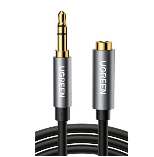 Cablu Audio Ugreen AV118 Jack 3.5mm 2m, Black