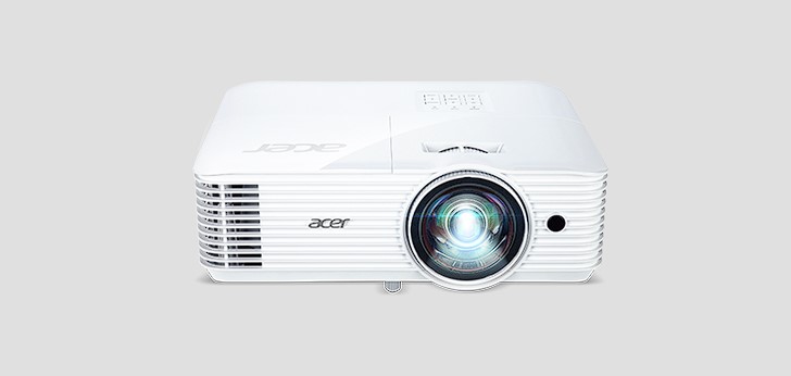 Videoproiector Acer P1157i, DLP 3D Ready, SVGA 800* 600, up to WUXGA 1920* 1200, 4500 lumeni, 4:3/ 16:9, 20.000:1, WirelessProjection-Kit (UWA5) inclus, Wireless dongle, Alb