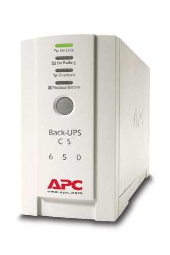 UPS BK650EI Back-UPS CS, 650VA/400W, 4 prize IEC C13, 1 priza IEC C14